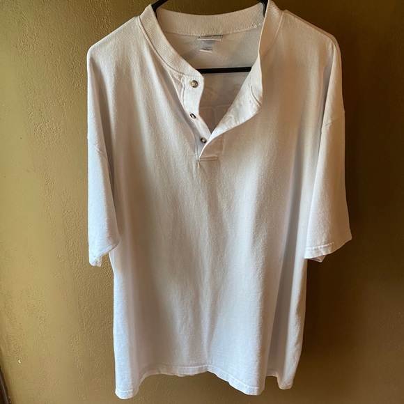 Vintage White Henley - Picture 6 of 6